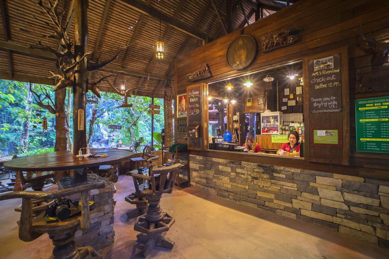 Art'S Riverview Lodge Khao Sok National Park Esterno foto